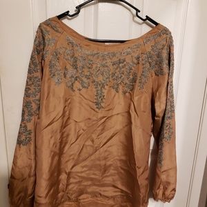 Sundance gold w embroidered